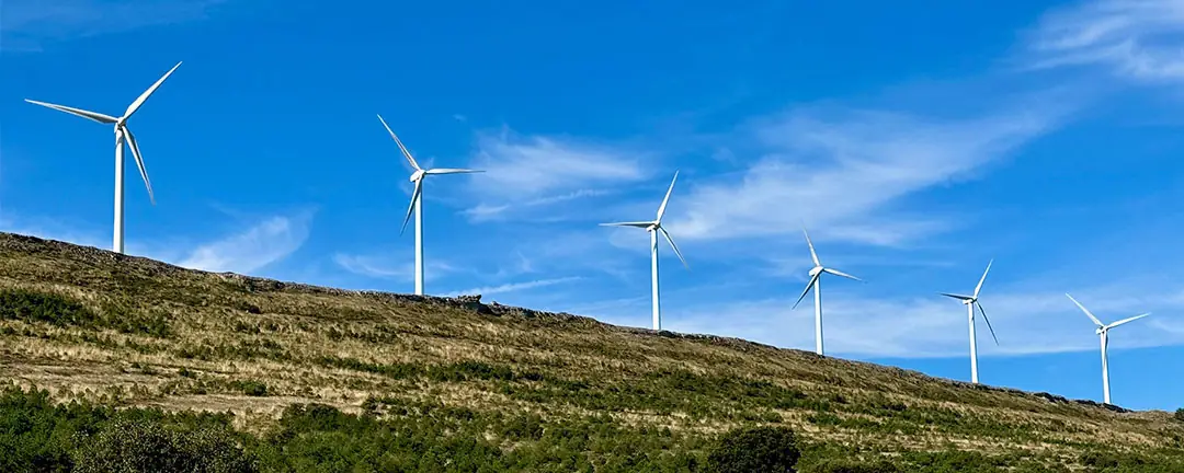 Planta eólica en Galicia